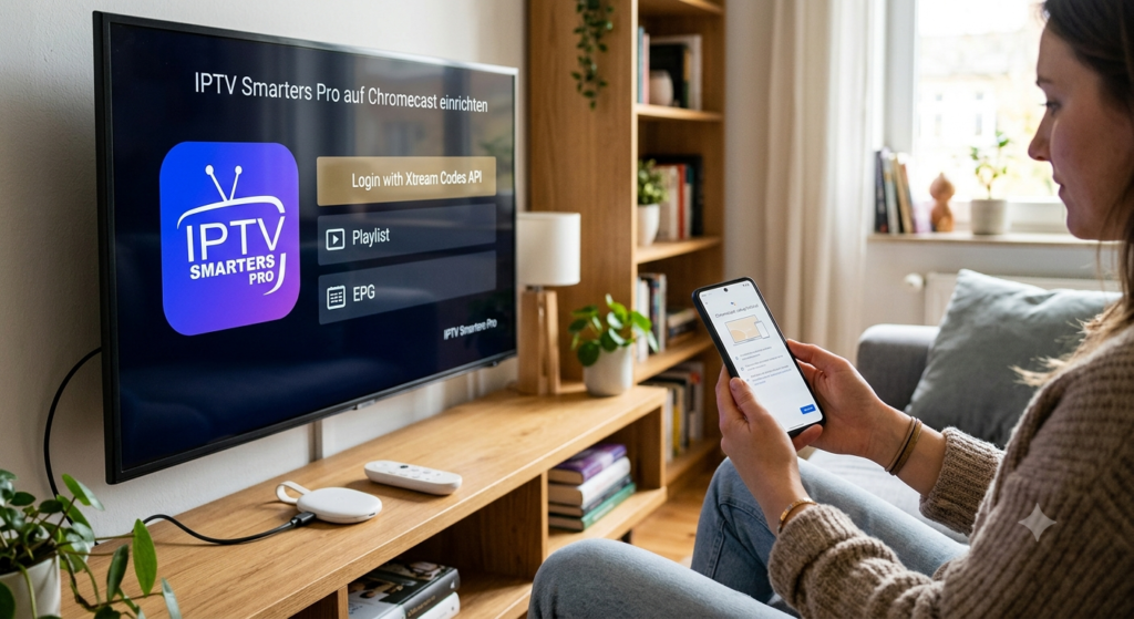 IPTV Smarters Pro auf Chromecast einrichten